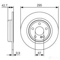 Тормозной диск BOSCH BD16 91 EG6PPJE 0986479a04 340155 - Изображение 6