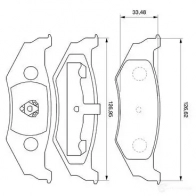 Тормозной диск BOSCH FK0HM BD 2645 0986479e44 1193479510 - Изображение 4