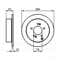 Тормозной диск BOSCH BD2200 0986479c61 E1 90 R - 02C0241/0184 1193479398 - Изображение 5