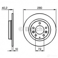 Тормозной диск BOSCH 0986479b77 VUPP9I2 BD207 8 1193479282 - Изображение 5