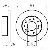 Тормозной диск BOSCH 0986478200 BD16 0 338782 QPMA6 - Изображение 5