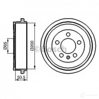 Тормозной барабан BOSCH 338532 0986477133 DB20 4 NC3NDGB - Изображение 7