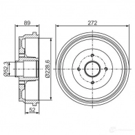 Тормозной барабан BOSCH 338675 DB3 57 5IC9UW 0986477287 - Изображение 3