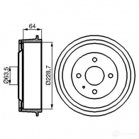 Тормозной барабан BOSCH 338450 0986477012 3MPUTBG DB 092