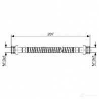 Тормозной шланг BOSCH B H1844 355053 1987481960 6Q4QJ - Изображение 1