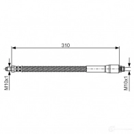 Тормозной шланг BOSCH 1987476746 MT0TG BH43 7 353129