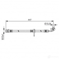 Тормозной шланг BOSCH BH1 397 1987481511 1RIEQ 354607