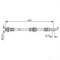 Тормозной шланг BOSCH 1987476540 BH2 34 MS93L4 352965