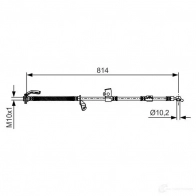 Тормозной шланг BOSCH 1987481989 WX5R89V 1193508823 BH1 881 - Изображение 4