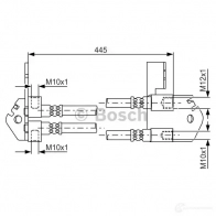 Тормозной шланг BOSCH Z8WOMV 354901 BH169 2 1987481808 - Изображение 2