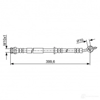 Тормозной шланг BOSCH 355040 0EXEA 1987481947 B H1831 - Изображение 3
