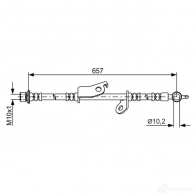 Тормозной шланг BOSCH BH 1672 BLTSN4Y 1987481788 354881 - Изображение 6