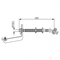 Тормозной шланг BOSCH BH 619 1987476977 Land Rover Discovery 1, 2 (L318) Внедорожник 4.0 V8 4x4 185 л.с. 1998 – 2004 27HOUA