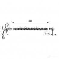 Тормозной шланг BOSCH 354962 8TNJG 1987481869 BH175 3