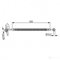 Тормозной шланг BOSCH 354962 8TNJG 1987481869 BH175 3 - Изображение 7