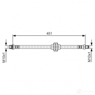 Тормозной шланг BOSCH 1987481985 5MVQJLO BH18 77 1193508819 - Изображение 3