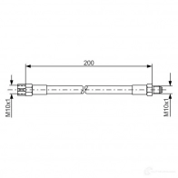 Тормозной шланг BOSCH BH 001 ZG8I9CF 1987476002 352597 - Изображение 6