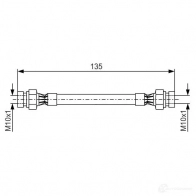 Тормозной шланг BOSCH B H115 Volkswagen Golf 3 (1H5) Универсал 1.9 TDI 110 л.с. 1996 – 1999 78A2ZI2 1987476400