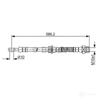 Тормозной шланг BOSCH BH18 43 MZBSO98 Mitsubishi Outlander 1987481959