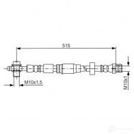 Тормозной шланг BOSCH Volkswagen E-Load Up 1987481673 BH15 57 56TWF9