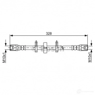 Тормозной шланг BOSCH 8XRQDHL 1987481849 B H1733 354942 - Изображение 2