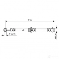 Тормозной шланг BOSCH R69D1W 1987476998 Nissan Almera Tino BH64 0