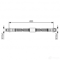 Тормозной шланг BOSCH 1987481a02 BH 1890 1193508830 KT2R8 - Изображение 2