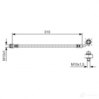 Тормозной шланг BOSCH 1437241098 X7NYGY 9 1987481b25 - Изображение 2