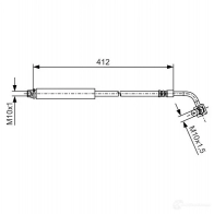 Тормозной шланг BOSCH 1987481b24 6Y8LN Q7 1437241096 - Изображение 2