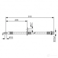 Тормозной шланг BOSCH METVVS4 1987476355 352825 BH1 443