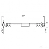 Тормозной шланг BOSCH 1987476974 BH 616 Saab 9-5 (YS3E) 1 Универсал 2.2 TiD 120 л.с. 2002 – 2009 DO0NK3