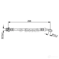 Тормозной шланг BOSCH QSFL2UG 354975 1987481882 BH1 766 - Изображение 2