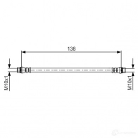 Тормозной шланг BOSCH 1987481625 ADBUN0J 354718 BH15 09