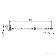 Тормозной шланг BOSCH 354594 1987481498 BH138 4 YW469N