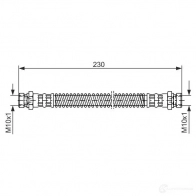 Тормозной шланг BOSCH 458VYW 1987476019 BH144 1 Hyundai Getz (TB) 1 Хэтчбек 1.5 CRDi GLS 102 л.с. 2004 – 2005