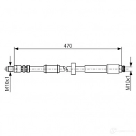 Тормозной шланг BOSCH 354131 4F72Z 1987481004 B H896