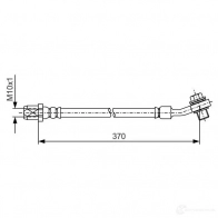 Тормозной шланг BOSCH B H1930 3CSZ0UP 1987481a42 1193508864 - Изображение 6
