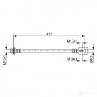 Тормозной шланг BOSCH 1987481834 76FDAG B H1718 354927 - Изображение 4