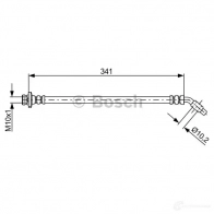 Тормозной шланг BOSCH 354919 BH 1710 1987481826 20KG8WR - Изображение 2