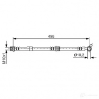 Тормозной шланг BOSCH BH16 04 1987481720 31HLN 354813 - Изображение 3