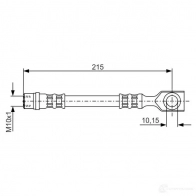 Тормозной шланг BOSCH Opel Astra (G) 2 Хэтчбек 2.0 DTI 16V (F08. F48) 101 л.с. 1999 – 2005 BH7 71 X3DJKE 1987476201