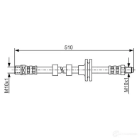Тормозной шланг BOSCH 1987481157 Y0GETAJ BH 1049 Land Rover Range Rover 3 (L322) 2002 – 2012