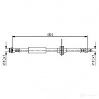 Тормозной шланг BOSCH BH158 6 4B5EV 1987481702 Ford Kuga 2 (CBS, C512, DM2) Кроссовер 2.0 TDCi 120 л.с. 2014 – 2025