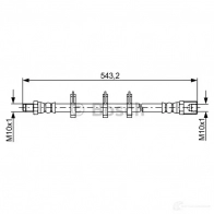 Тормозной шланг BOSCH 354941 BH173 2 1987481848 CIX71 - Изображение 2