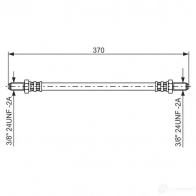 Тормозной шланг BOSCH 1987476475 B H170 352914 KGP8WPG