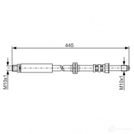 Тормозной шланг BOSCH 1987481179 LLT3MN Ford Focus B H1071