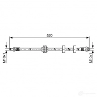 Тормозной шланг BOSCH 1987481495 90WMT 354591 BH13 81