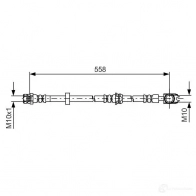 Тормозной шланг BOSCH Volkswagen Sharan (7N1, 7N2) 2 Минивэн 2.0 TDI 140 л.с. 2010 – 2024 BH1 516 8C7S64Z 1987481632