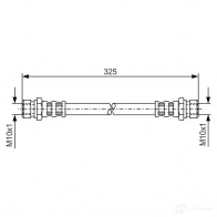 Тормозной шланг BOSCH 1987476177 Kia Rio 1 (DC) 1999 – 2005 J5GYKM BH 844