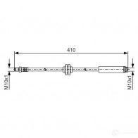 Тормозной шланг BOSCH BH13 78 VU2PZOJ 1987481492 Ford Focus 2 Седан 2.0 145 л.с. 2005 – 2011